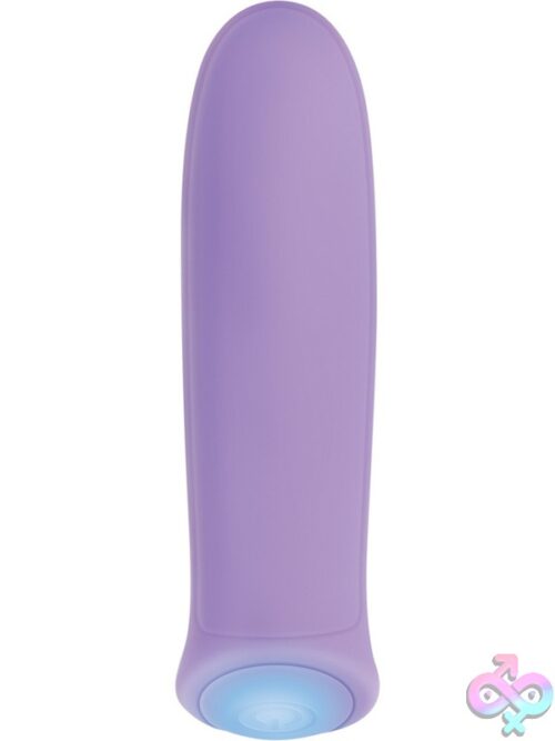 Purple Haze Rechargeable Silicone Vibrating Bullet – Purple - Image 3