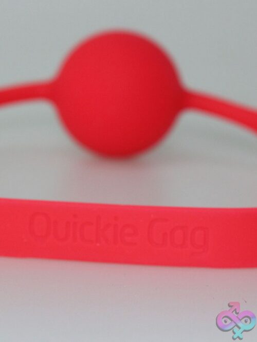 Quickie Ball Gag – Red - Image 3