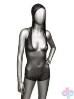 Radiance Plus Size Hooded Deep V Bodysuit - Image 2