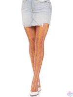 Rainbow Crochet Net Tights - Image 5
