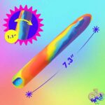 Rainbow Silicone Vibrator - Image 3
