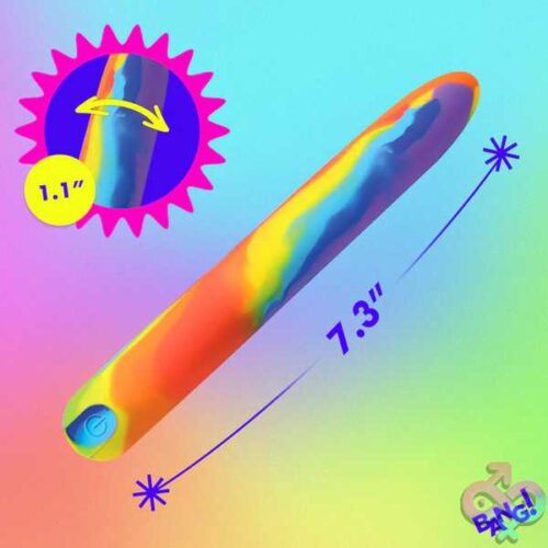 Rainbow Silicone Vibrator - Image 3