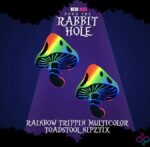 Rainbow Trippin' Psychedelic Toadstool Nipple Cover Pasties
