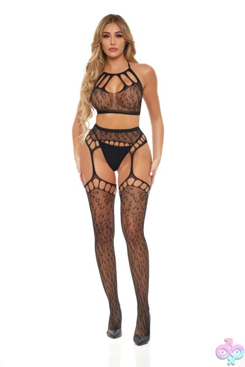Rant With It 2 Pc Bra Set - One Size - Black - Image 2