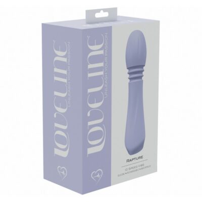 Rapture 10-speed rechargeable waterproof silicone clitoral vibrator in lavender by Shots Toys