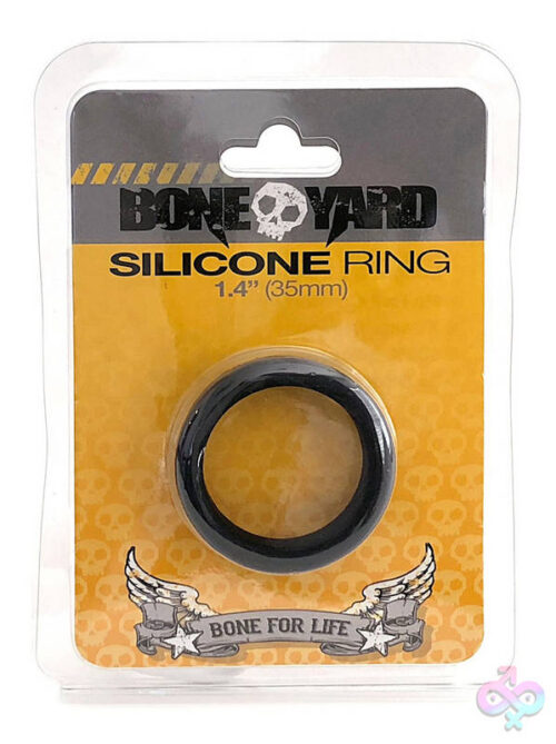Rascal - Boneyard Sex Toys - Boneyard Silicone Ring 35mm - Black