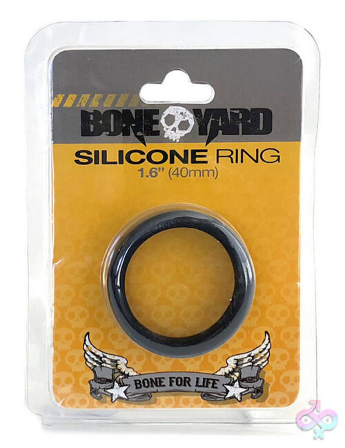 Rascal - Boneyard Sex Toys - Boneyard Silicone Ring 40mm - Black