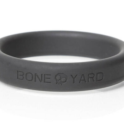 Boneyard Silicone Ring 50mm Black by Boneyard — wide black silicone erection ring band