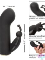 Raven Butterfly Mini Dual Massager – Black - Image 3