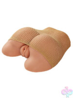 Realistic Tan Body Stroker With Spaced Legs - Image 9