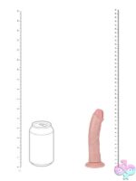 Realrock 6" Vibrating Dildo – Realistic Curved Flesh - Image 3