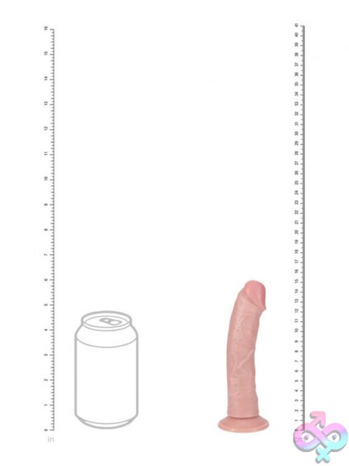 Realrock 6&Quot; Vibrating Dildo – Realistic Curved Flesh - Image 3