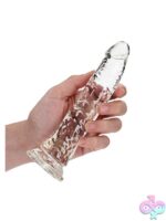 Realrock Crystal Clear Slim Dildo 7'' Transparent - Image 2