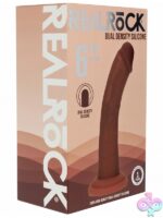 Realrock Dual Layered Curved Realistic Dildo 6" - Image 4