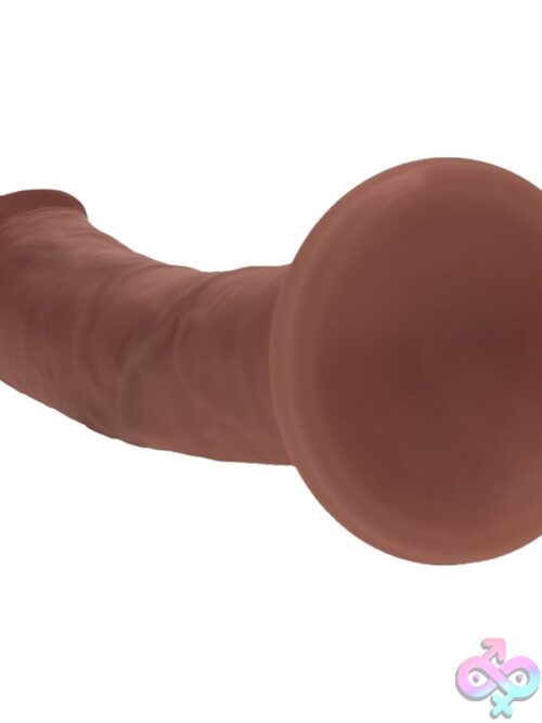 Realrock Dual Layered Curved Realistic Dildo 6&Quot; - Image 2