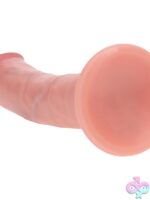 Realrock Dual Layered Curved Realistic Dildo 7" - Image 2
