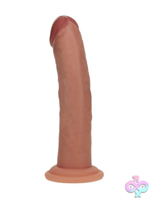 Realrock Dual Layered Curved Realistic Dildo 7&Quot; - Image 3