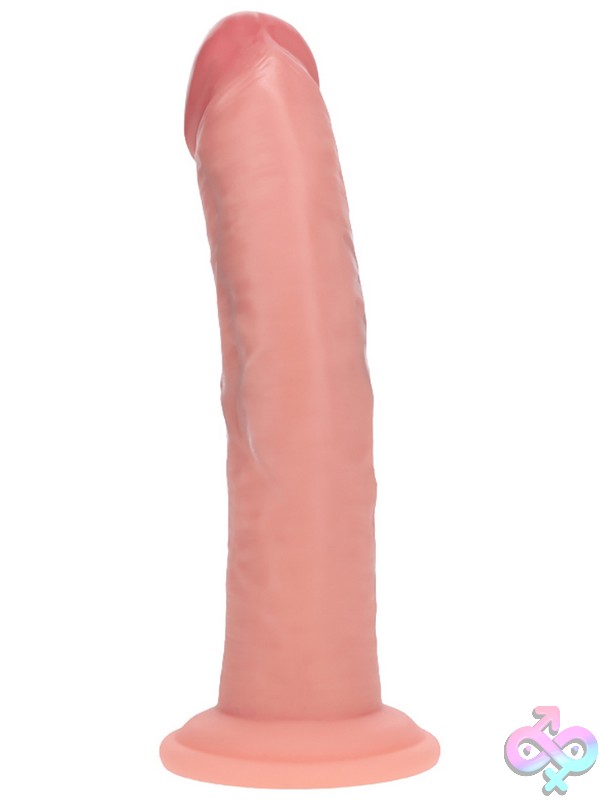 Discreet-Toys-Realrock-Dual-Layered-Curved-Realistic-Dildo-8-Flesh-Nu-St-Rea217Fle Curved Dual Density Dildo Realrock Dual Layered Curved Realistic Dildo 8 Inch By Shots