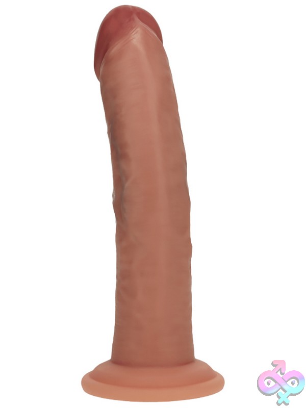 Discreet-Toys-Realrock-Dual-Layered-Curved-Realistic-Dildo-8-Tan-Nu-St-Rea217Tan Tan Curved Dual Density Dildo — Realrock Dual Layered Curved Realistic Dildo 8 Tan By Shots