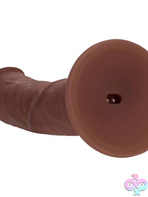 Realrock Dual Layered Curved Realistic Vibrating Dildo 6&Quot; - Image 2