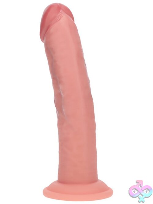 Realrock Dual Layered Curved Realistic Vibrating Dildo 8&Quot; - Image 3