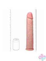 RealRock Extra Long Realistic Dildo 15" – Flesh - Image 3