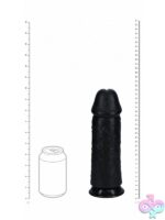 RealRock Extra Thick Realistic Dildo 10 Inch Black - Image 3