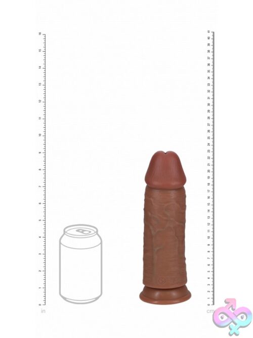 Realrock Extra Thick Realistic Dildo 9&Quot; Tan - Image 3