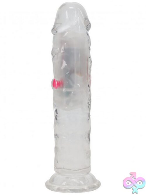Realrock Led Vibrating Dildo 6 Inch – Clear - Image 3