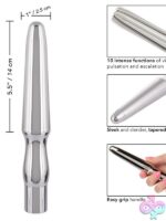 Rechargeable Anal Probe Silver - Image 3