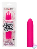 Rechargeable pink liquid silicone mini bullet massager by California Exotic Novelties