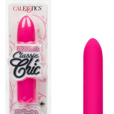 Rechargeable pink liquid silicone mini bullet massager by California Exotic Novelties