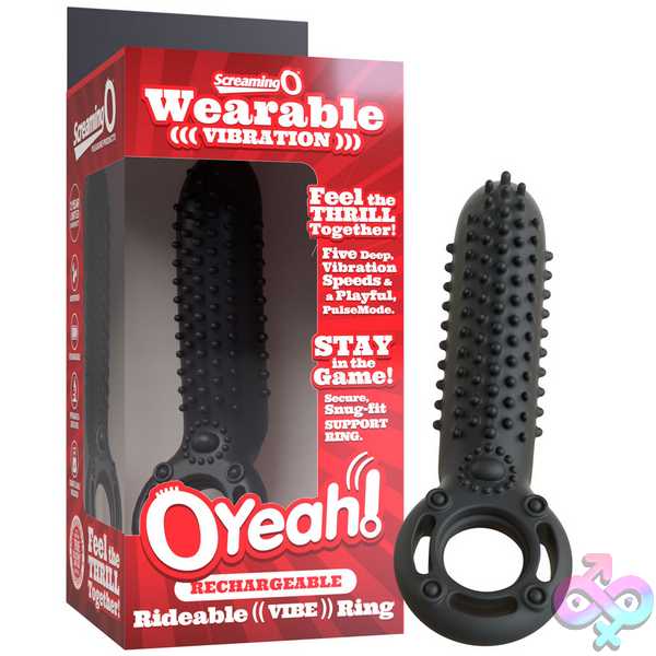 Discreet-Toys-Rechargeable-O-Yeah-Silicone-Black-So-Royh-Bl Rechargeable O Yeah Silicone - Image 1