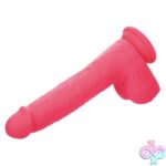 Rechargeable Rumbling and Thrusting Silicone Studs - Pink - Image 6