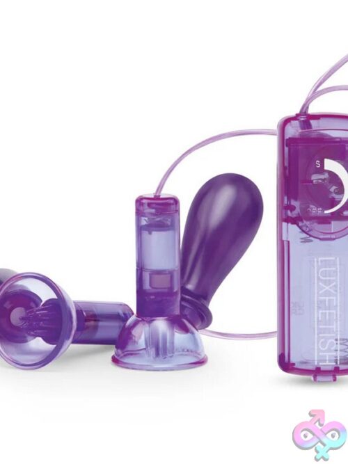 Remote Control Vibrating Nipple Suckers – Purple - Image 2