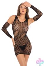 Throw Down 3 Pc Mini Dress - One Size - Black