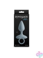 Renegade Orion vibrating anal plug in gray silicone by Ns Novelties