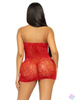 Rhinestone Lace and Net Mini Dress - Image 10