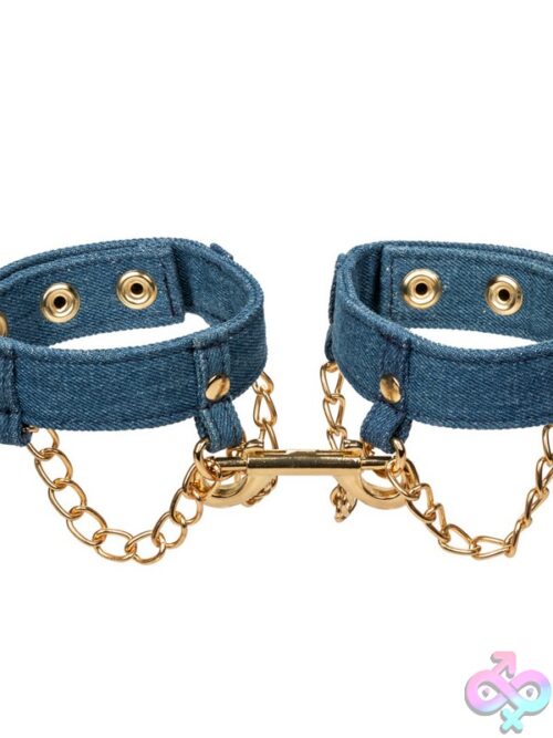Ride 'Em Premium Denim Ankle Cuffs – Blue - Image 2