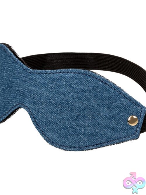 Ride 'Em Premium Denim Collection Eye Mask – Blue - Image 2