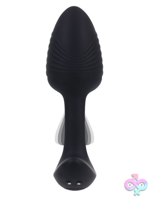 Rim Shot Vibrating Flicking Plug In Black By Playboy Pleasure - Image 2