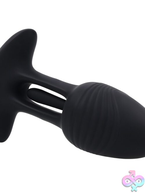 Rim Shot Vibrating Flicking Plug In Black By Playboy Pleasure - Image 3