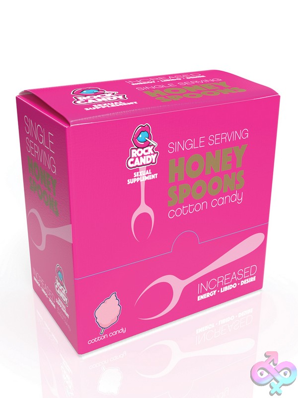 Discreet-Toys-Rock-Candy-Honey-Spoons-Cotton-Candy-Sexual-Supplement-24Ct-Display-Nu-Rc-Sfcc-124 24-Count Cotton Candy Flavored Honey Spoons Sexual Supplement Display In Pink By Rock Candy