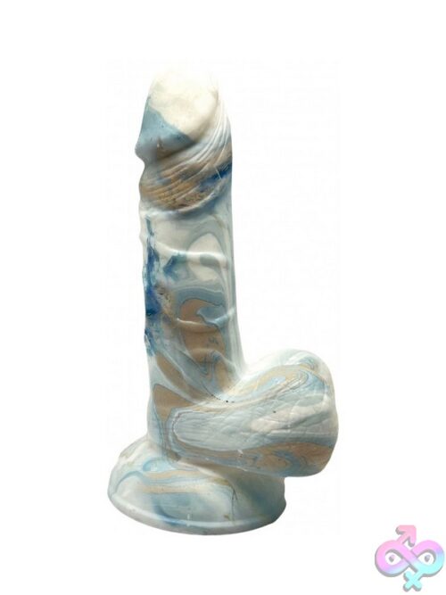 Rock Cocks Atlas Marble Dildo 5.5&Quot; – Clear Silicone - Image 2