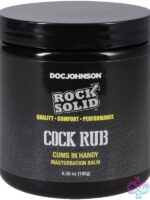 Clear petroleum-based masturbation balm jar by Doc Johnson