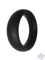 Rock Solid Collar Cock Ring – Large Black - Image 2