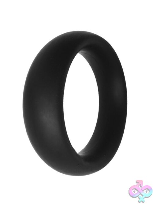 Rock Solid Collar Cock Ring – Large Black - Image 2