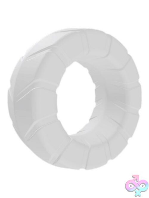 Rock Solid Fat Tire Translucent Silicone Cock Ring - Image 2