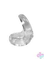 Rock Solid Hoist Dual Cock and Ball Ring – Clear - Image 2