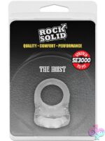 Clear dual cock and ball ring in phthalate-free elastomer by Rock Solid